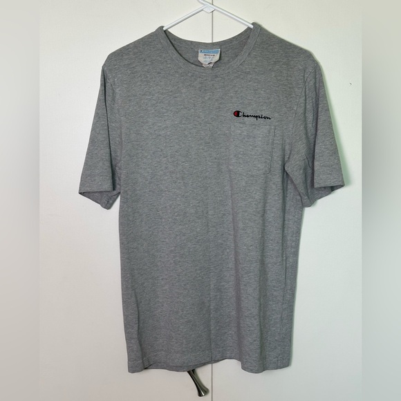 Champion Other - Vintage 90s Champion Gray Men's Pocket T-Shirt - M